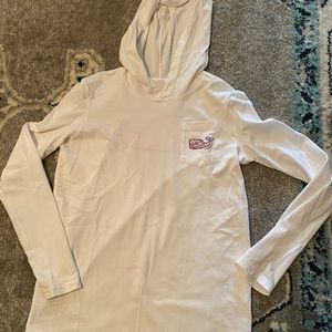 Girls Vineyard Vines Long Sleeve Hooded T-Shirt